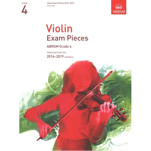 Violin Exam Pieces Grade 4 2016-2019 ABRSM