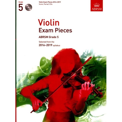 Violin Exam Pieces Grade 5 2016-2019 ABRSM VLN/PNO/CD