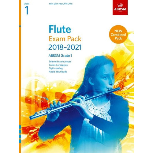 ABRSM Flute Exam Pack 2018-21 Grade 1 with Pieces, Scales, Sight-Reading, and Audio Downloads