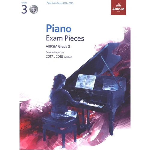 Piano Exam Pieces 2017-2018 Grade 3 Book with CD