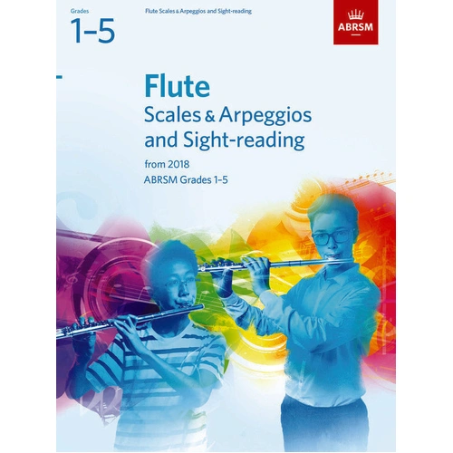 ABRSM Flute Scales, Arpeggios & Sight Reading Grades 1-5