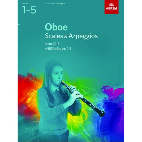 Oboe Scales & Arpeggios Grades 1-5 ABRSM 2018