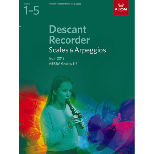 ABRSM Descant Recorder Scales & Arpeggios for Grades 1-5