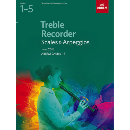 ABRSM Treble Recorder Scales & Arpeggios for Grades 1-5