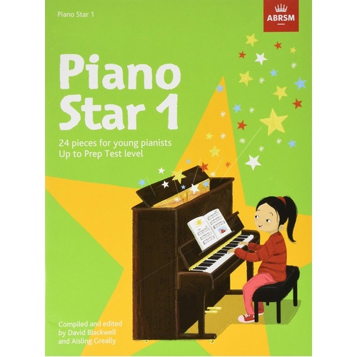 Piano Star 1 by ABRSM - 32 Pages, Solo Pieces & Duets for Young Pianists, New Repertoire, Illustrated