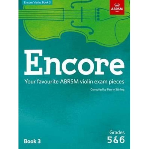 ABRSM Violin Encore Book 3 - Violin Sheet Music for Grades 5 and 6