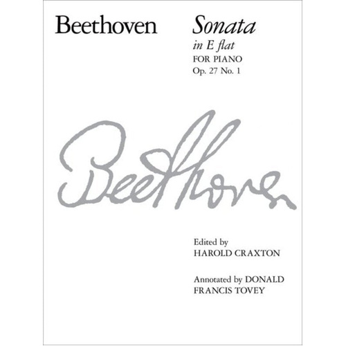 Beethoven Piano Sonata in E flat Major Op 27 No 1 - ABRSM Signature Series Sheet Music