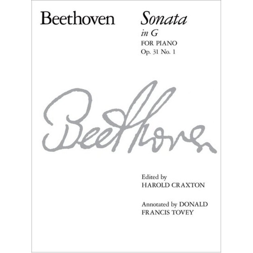 Beethoven Piano Sonata in G Op. 31 No. 1 - ABRSM Signature Series Edition
