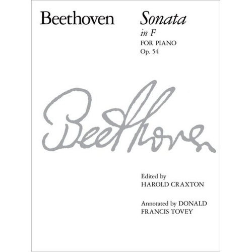 Beethoven Piano Sonata in F Op. 54 - ABRSM Signature Series