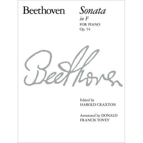 Beethoven Piano Sonata in F Op. 54 - ABRSM Signature Series, 32 Pages, Piano Solo