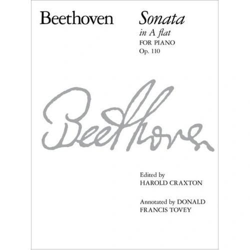 Beethoven Piano Sonata in Ab Major Op 110 - ABRSM Signature Series Sheet Music