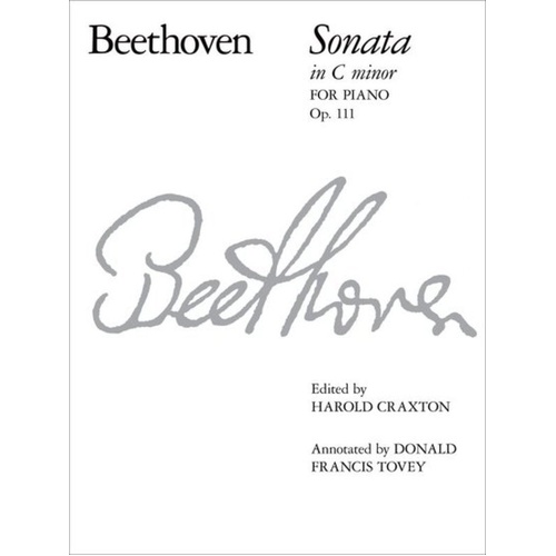 Sonata Op 111 in C Minor