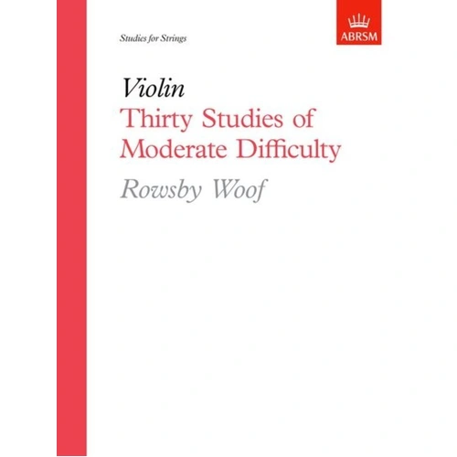 30 Studies for Violin: Moderate Difficulty