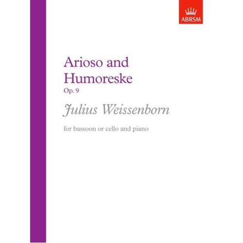 Arioso and Humoreske Op 9 for Bassoon and Piano Sheet Music