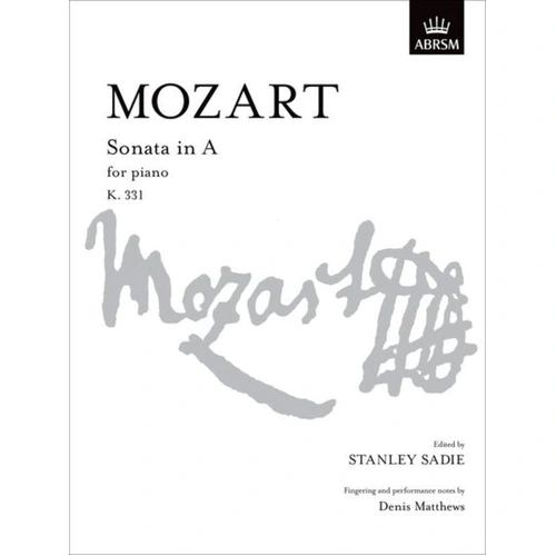 Mozart Piano Sonata in A K 331 - ABRSM Signature Series Sheet Music