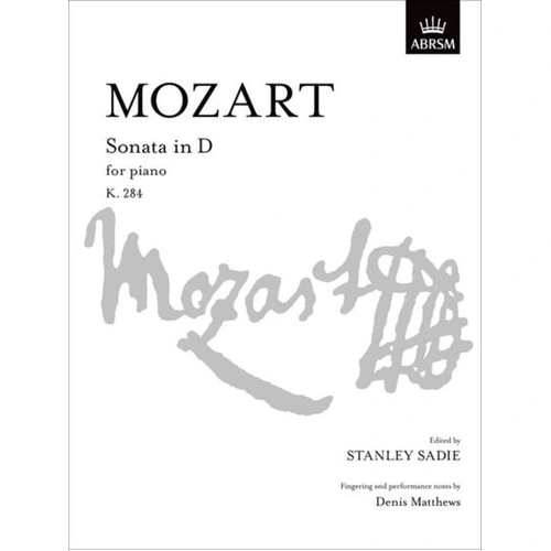 Mozart Piano Sonata in D Major K 284 - ABRSM Signature Series Sheet Music