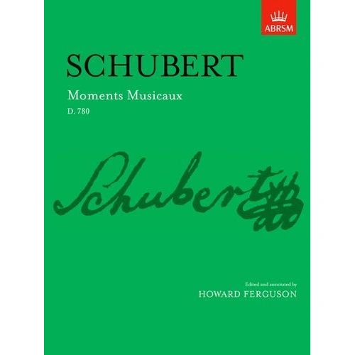 Schubert Moments Musicaux D780 for Piano, 28 Pages, Published by ABRSM