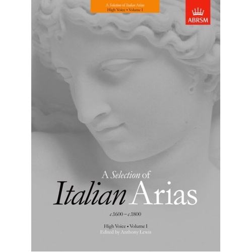 Italian Arias 1600-1800 Volume I Vocal Sheet Music