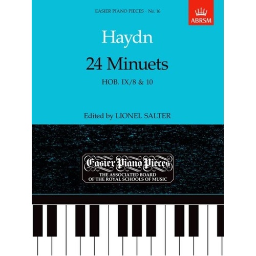 Haydn 24 Minuets Hob IX/8 & 10 Piano Sheet Music