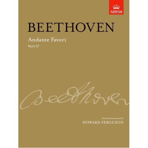 Beethoven Andante Favori Piano Sheet Music - ABRSM Signature Series