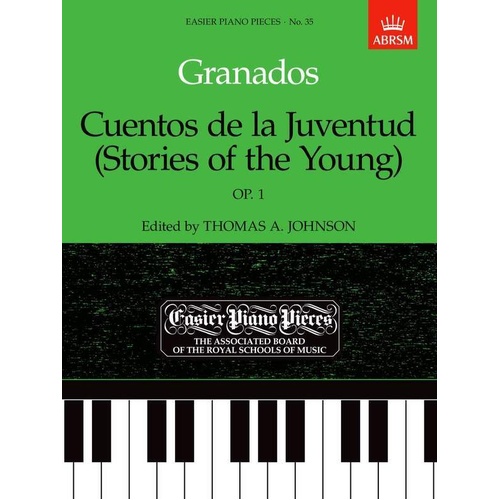 Cuentos de la Juventud Op 1 Piano Sheet Music by Enrique Granados