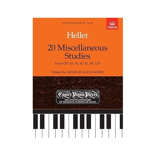 20 Piano Studies by Stephen Heller Op 45 46 47 81 90