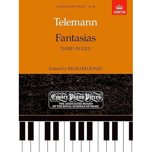 Telemann Fantasias (Third Dozen) for Piano Sheet Music