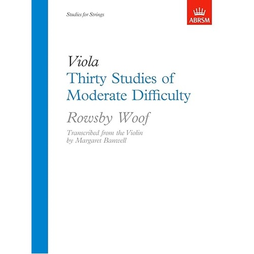 Thirty Studies of Moderate Difficulty for Viola by Margaret Banwell