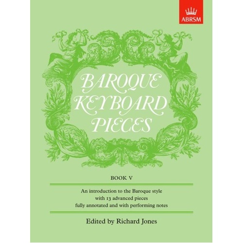 Baroque Keyboard Pieces Book V - Difficult Piano Sheet Music