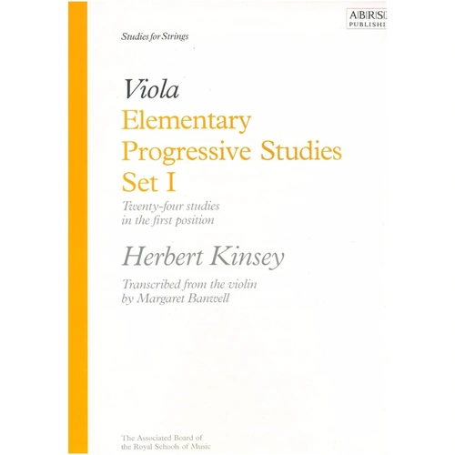 Elementary Progressive Studies Book 1 for Viola by Margaret Banwell