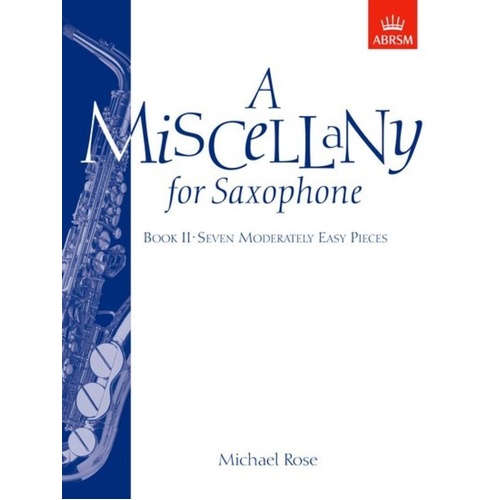 A Miscellany for Saxophone Book II - Saxophone Sheet Music
