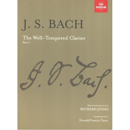 Prelude and Fugue Book 1 by Ed Jones Tovey, ABRSM Edition, Piano Solo, 168 Pages, Johann Sebastian Bach