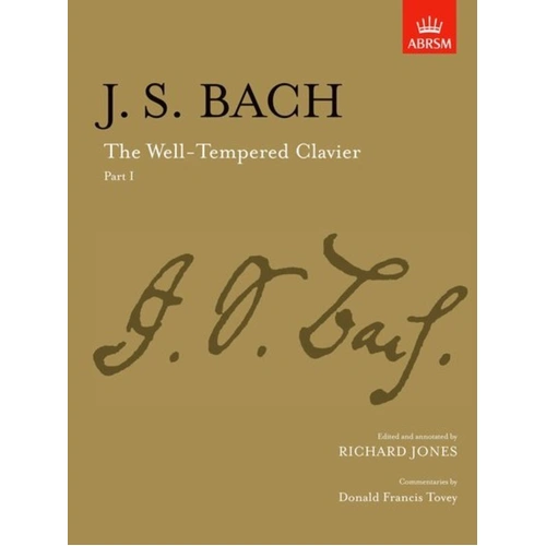Bach The Well-Tempered Clavier Part I Paperback - Piano Sheet Music