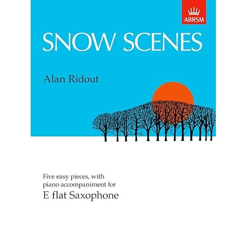 Snow Scenes for Alto Saxophone and Piano Sheet Music