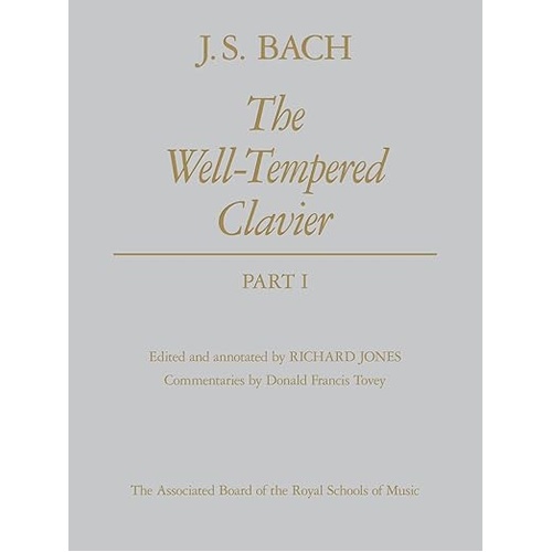 Bach The Well-Tempered Clavier Part I Clothbound Piano Sheet Music