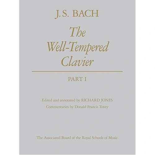 Bach The Well-Tempered Clavier Part I Clothbound Piano Sheet Music