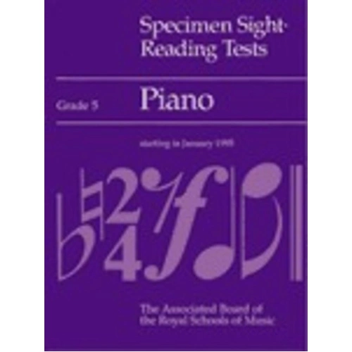 A B PNO Specimen Sight Reading Tests Grade 5 1994