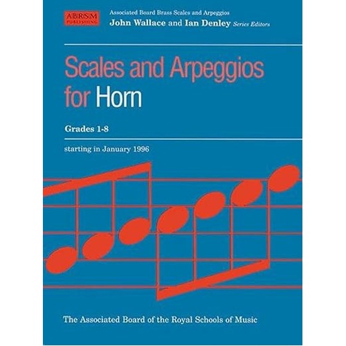 ABRSM Horn Scales and Arpeggios for Grades 1-8 Sheet Music