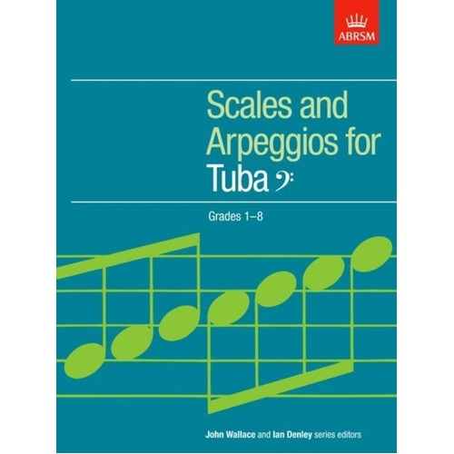 ABRSM Tuba Scales and Arpeggios for Bass Clef Grades 1-8