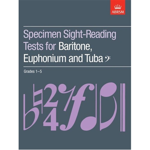 ABRSM Tuba Specimen Sight Reading Tests Grades 1-5