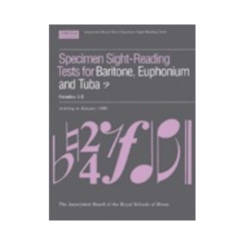 ABRSM Euphonium/Tuba Sight-Reading Test Specimen Grades 1-5