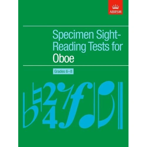 ABRSM Oboe Specimen Sight Reading Tests for Grades 6-8, 24 Pages