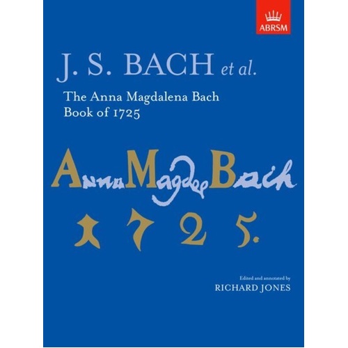 Anna Magdalena Bach 1725 Piano Sheet Music Edition