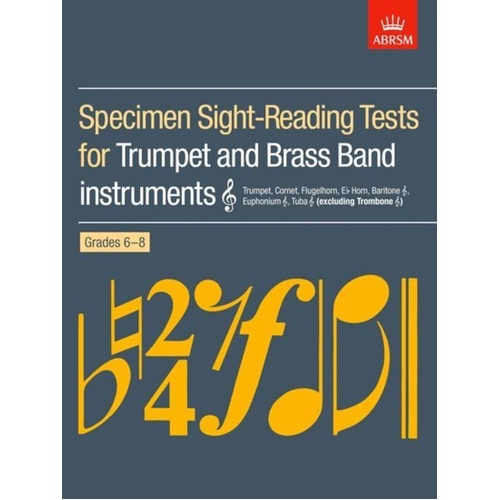 ABRSM Trumpet Specimen Sight-Reading Tests Grade 6-8
