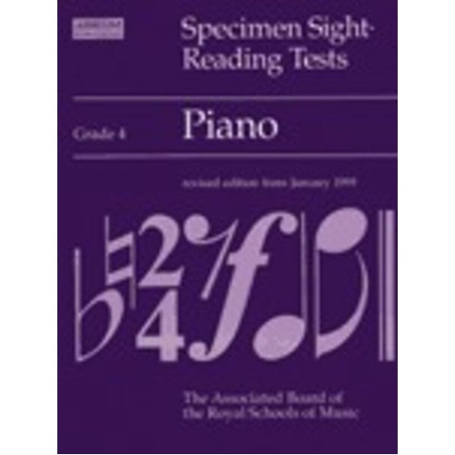 A B PNO Specimen Sight Reading Tests Grade 4