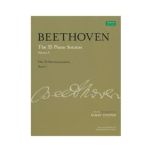 Beethoven 35 Piano Sonatas Volume 2 - Critical Edition by Barry Cooper with Commentary and Introductory CD