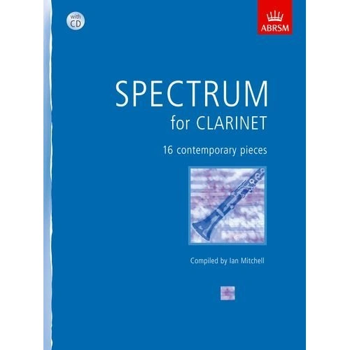 Spectrum for Clarinet Book and CD by ABRSM, 72 Pages