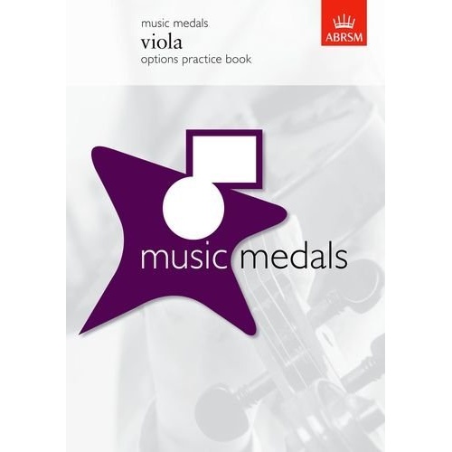 Music Medals Viola Options Practice Book by ABRSM - 48 Pages