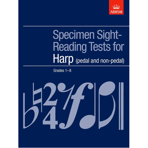 ABRSM Harp Specimen Sight-Reading Tests Grades 1-8