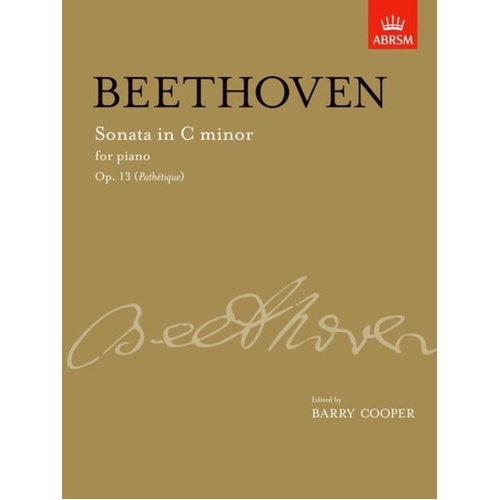 Beethoven Piano Sonata Op 13 Pathetique - Sheet Music Edition by ABRSM